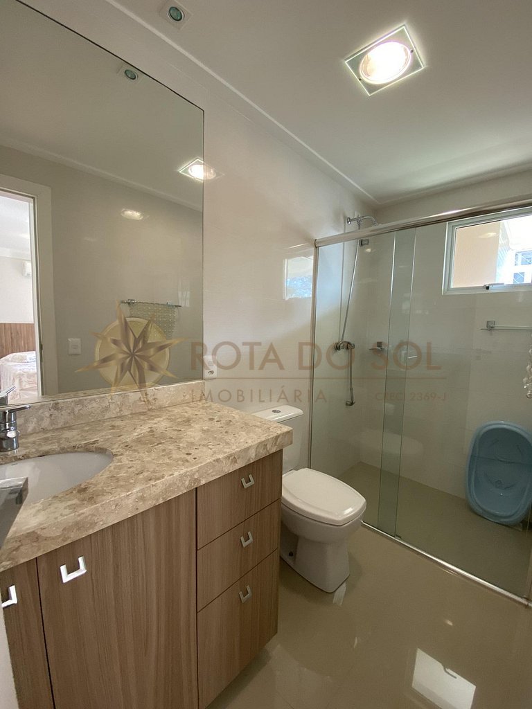 Cobertura duplex com suítes, 02 vagas, com jacuzzi Bombinhas