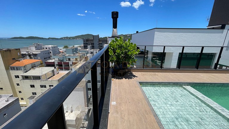 Villa Francione Flats para 04 pessoas na praia de Bombas