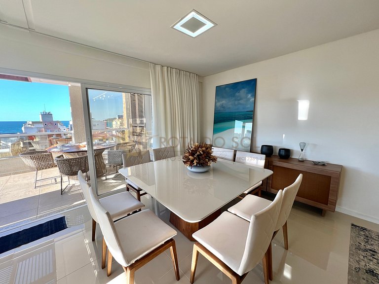 Cod. 105 - Cobertura com jacuzzi e vista mar