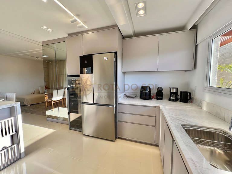 Cod. 105 - Cobertura com jacuzzi e vista mar