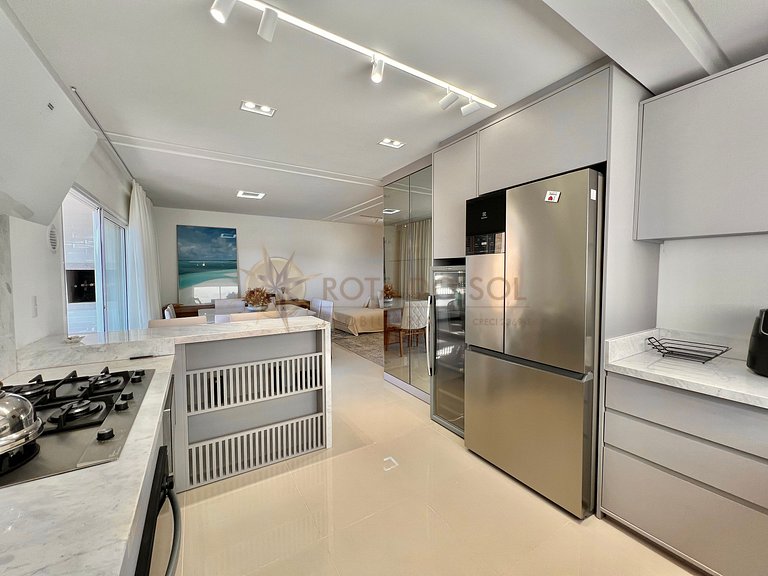 Cod. 105 - Cobertura com jacuzzi e vista mar