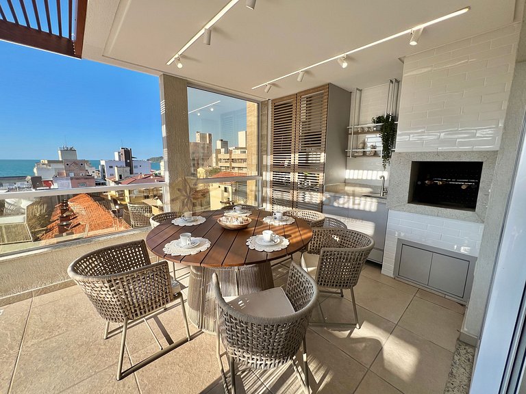 Cod. 105 - Cobertura com jacuzzi e vista mar