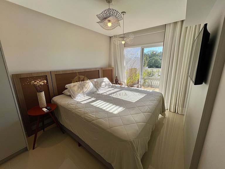 Cod. 105 - Cobertura com jacuzzi e vista mar