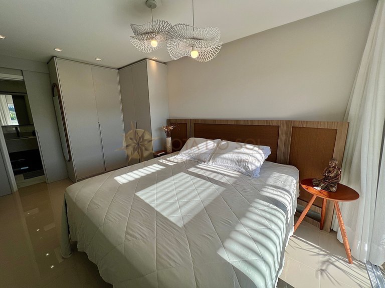 Cod. 105 - Cobertura para 8 pessoas em Bombinhas com Jacuzzi