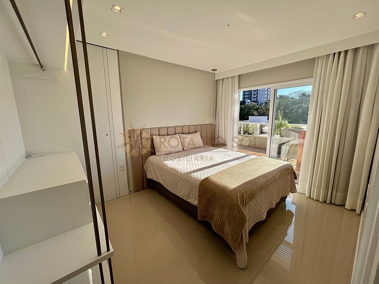 Cod. 105 - Cobertura para 8 pessoas em Bombinhas com Jacuzzi