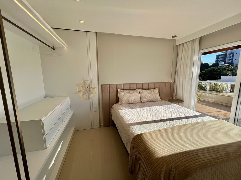 Cod. 105 - Cobertura para 8 pessoas em Bombinhas com Jacuzzi