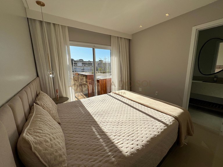 Cod. 105 - Cobertura com jacuzzi e vista mar