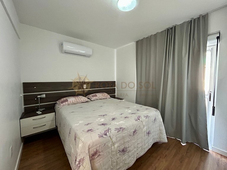 Apartamento para alugar com banheira e vista mar Bombinhas.