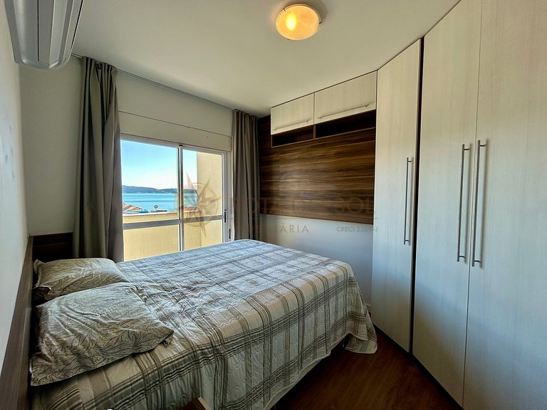 Apartamento para alugar com banheira e vista mar Bombinhas.
