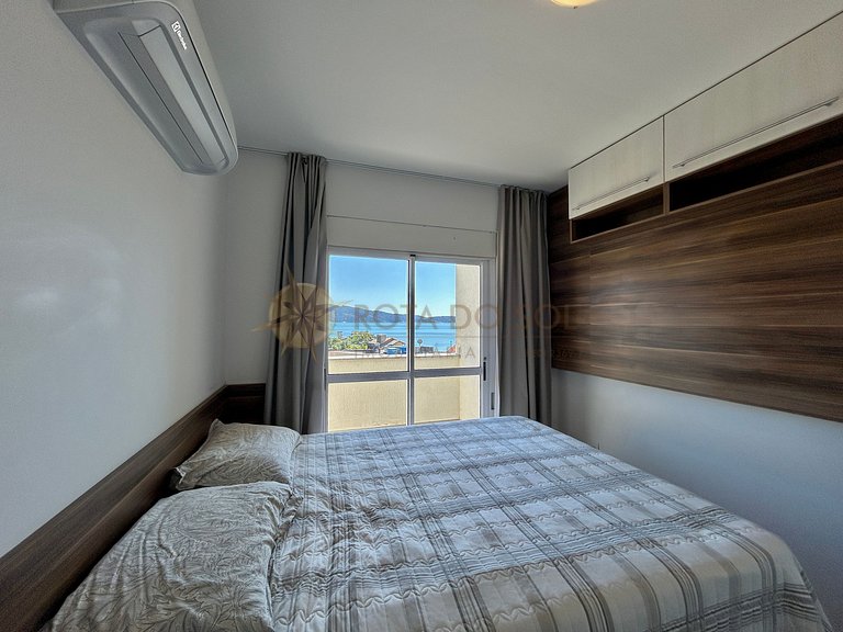 Apartamento para alugar com banheira e vista mar Bombinhas.