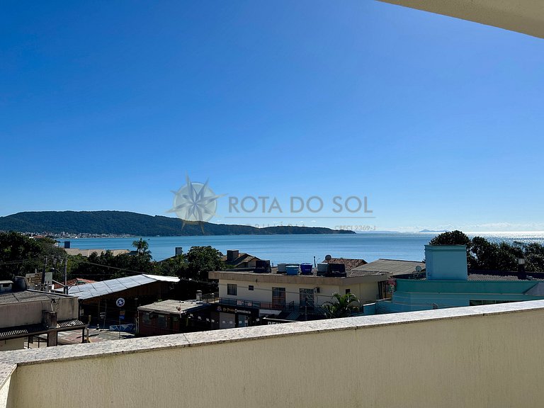 Apartamento para alugar com banheira e vista mar Bombinhas.
