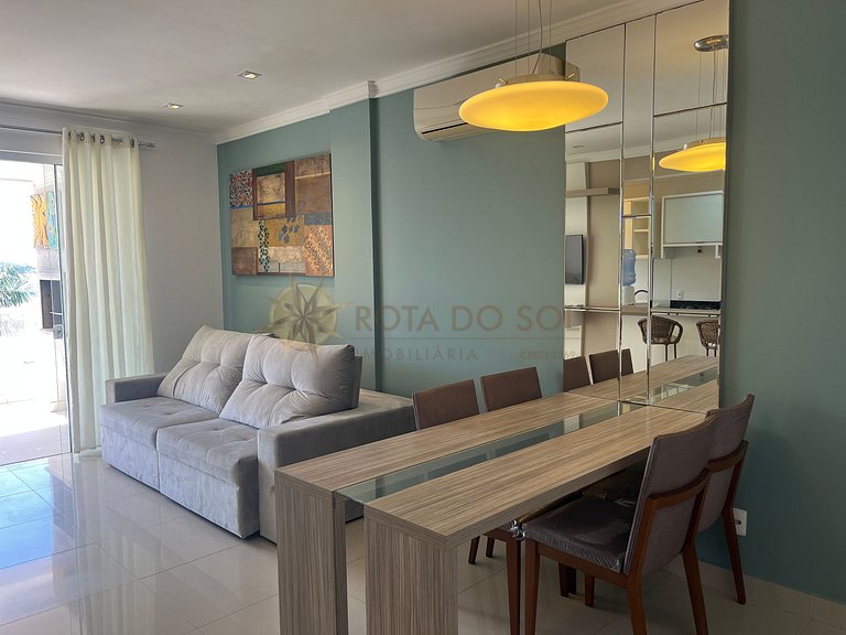 Apartamento com piscina e vista mar para alugar em Bombinhas