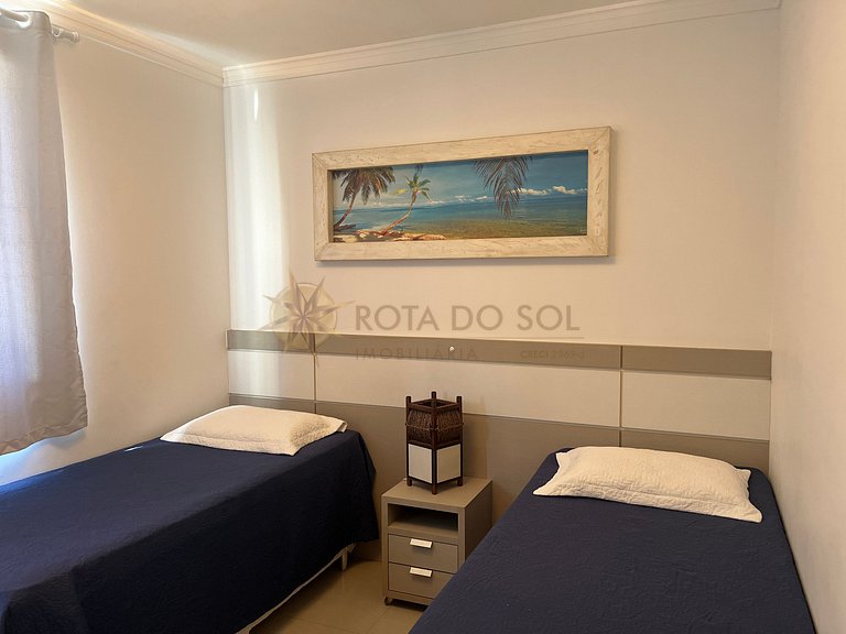 Apartamento com piscina e vista mar para alugar em Bombinhas