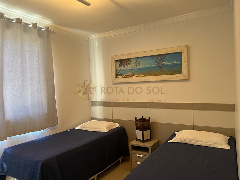 Apartamento com piscina e vista mar para alugar em Bombinhas