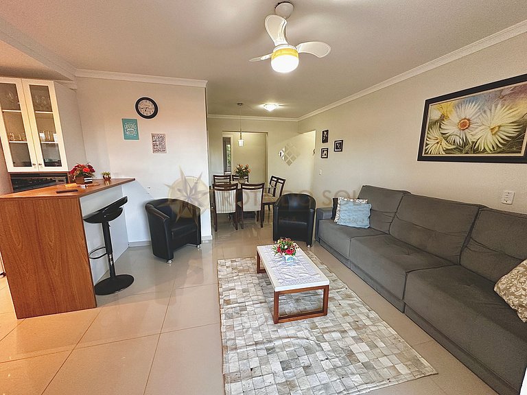 Apartamento para aluguel em Bombinhas para 8 pessoas