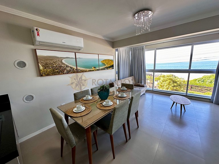 Apartamento de 2 quartos com vista para o mar em Quatro Ilha