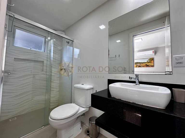 Apartamento de 2 quartos com vista para o mar em Quatro Ilha