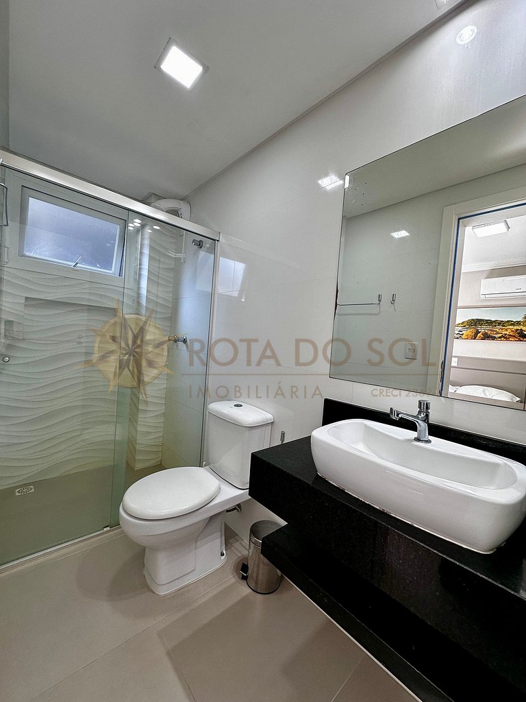 Apartamento de 2 quartos com vista para o mar em Quatro Ilha