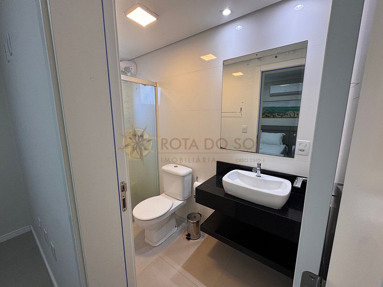 077C - Apartamento de 2 quartos com vista para o mar em Quat
