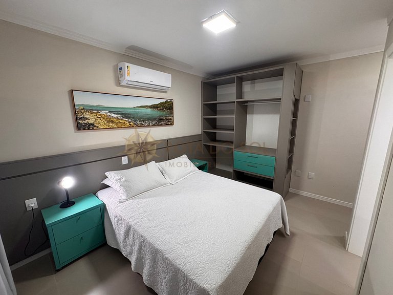 077D - Apartamento de 2 quartos com vista para o mar em Quat