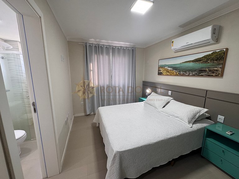 077D - Apartamento de 2 quartos com vista para o mar em Quat