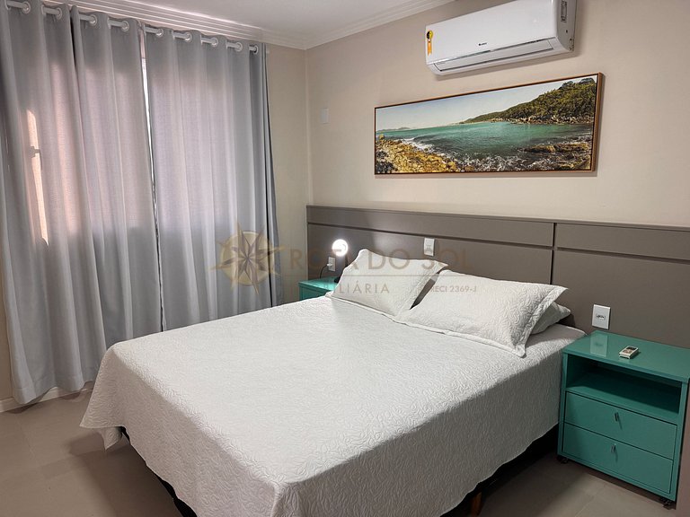 077D - Apartamento de 2 quartos com vista para o mar em Quat