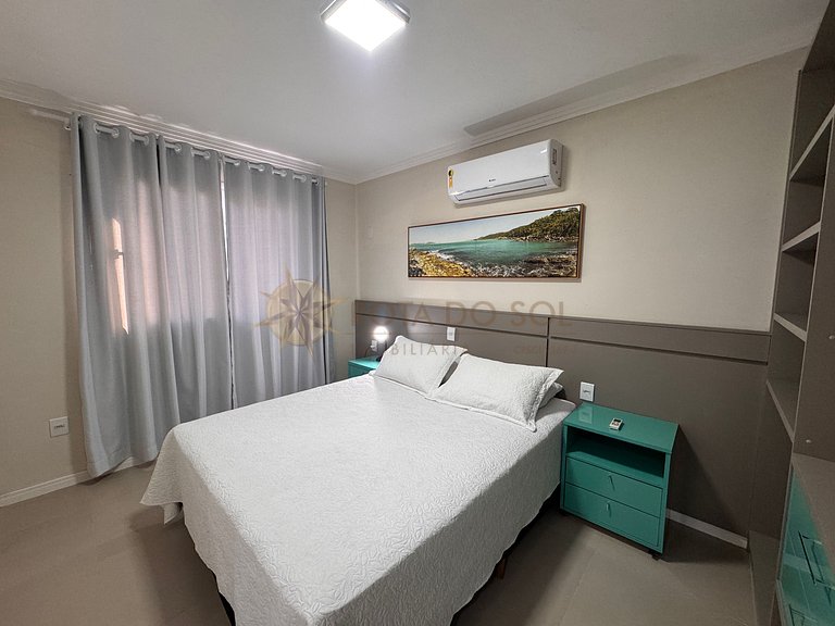 077D - Apartamento de 2 quartos com vista para o mar em Quat
