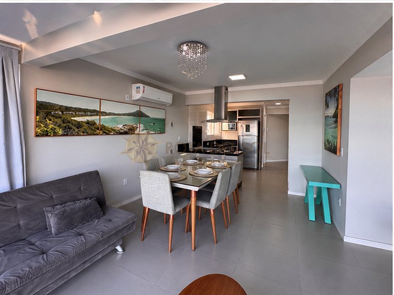 077D - Apartamento de 2 quartos com vista para o mar em Quat
