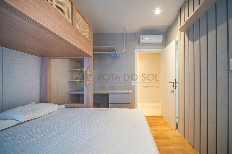 Leme 208 – Apartamento novíssimo a poucos metros do mar em B