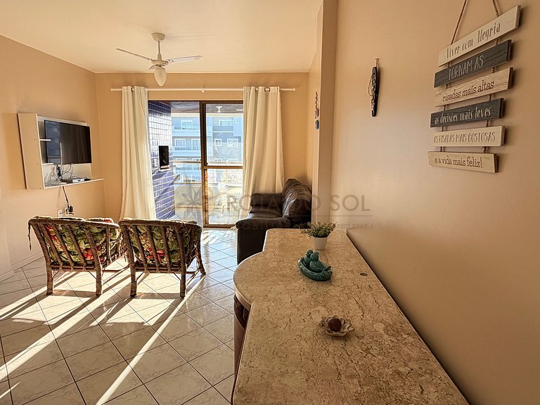 Apartamento com diária econômica na praia de Bombinhas - SC
