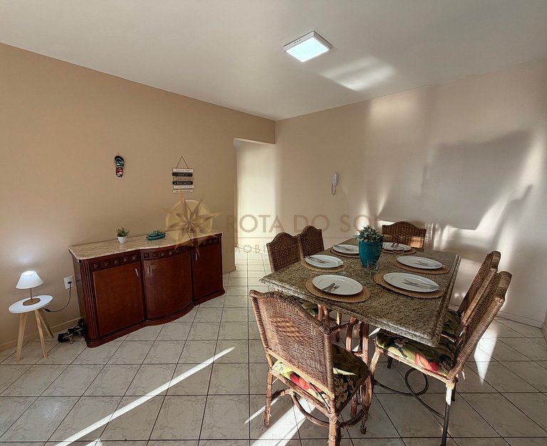 Apartamento com diária econômica na praia de Bombinhas - SC