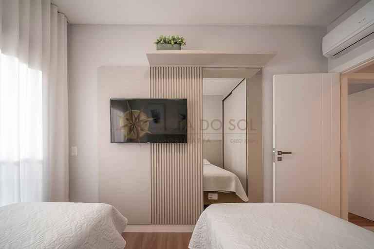 Del Greco 502 - Apartamento em Bombas - 2 quartos - Conforto