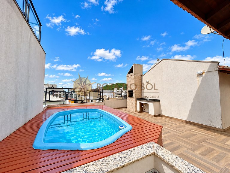 Apartamento para alugar em Bombinhas com piscina