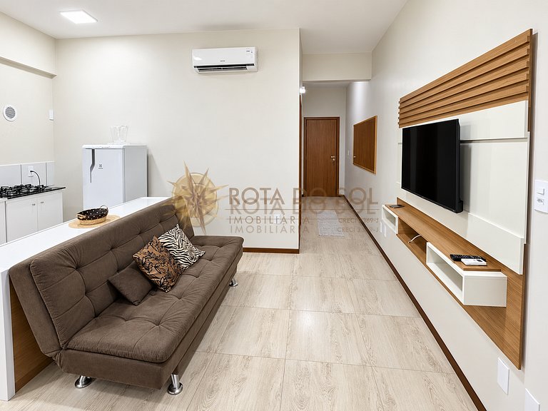 Apartamento de 1 quarto no Centro de Bombinhas