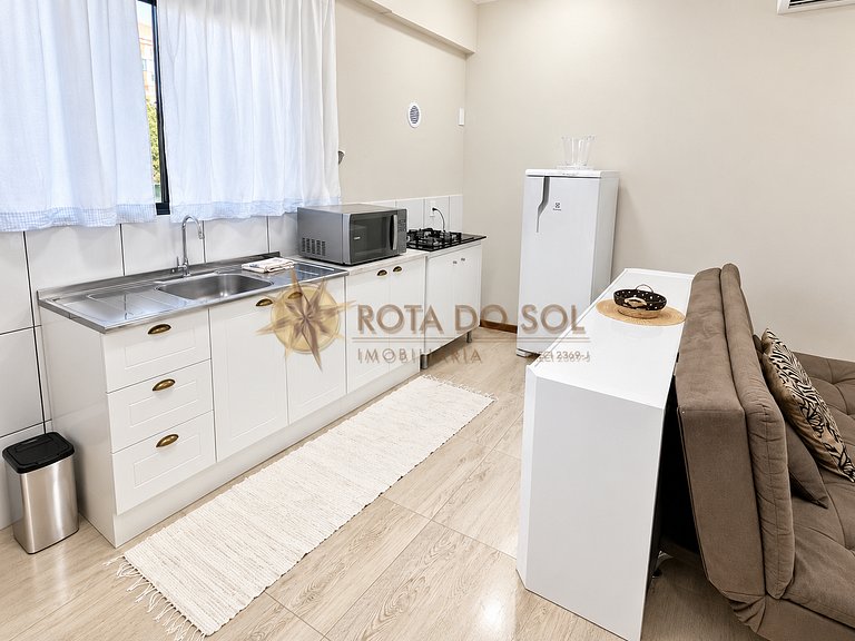 Apartamento de 1 quarto no Centro de Bombinhas