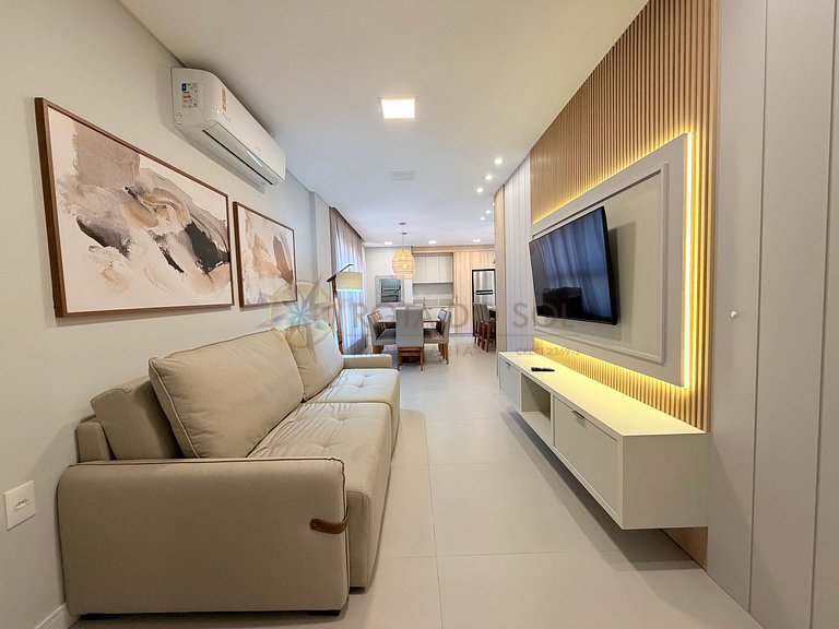 Férias em família lindo apartamento de 3 suítes em Bombinhas