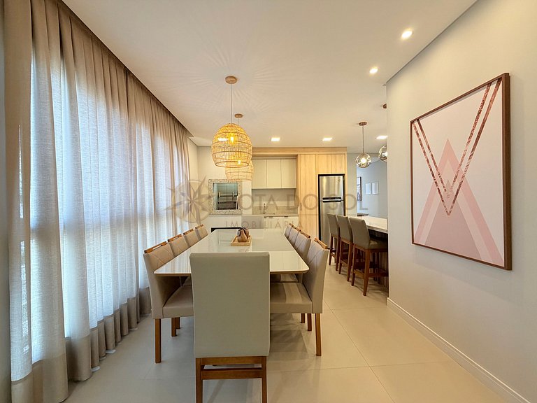 Férias em família lindo apartamento de 3 suítes em Bombinhas