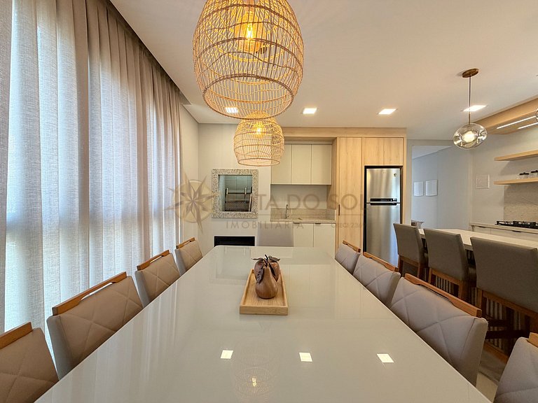 Férias em família lindo apartamento de 3 suítes em Bombinhas