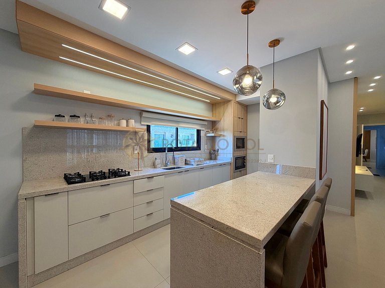 Férias em família lindo apartamento de 3 suítes em Bombinhas