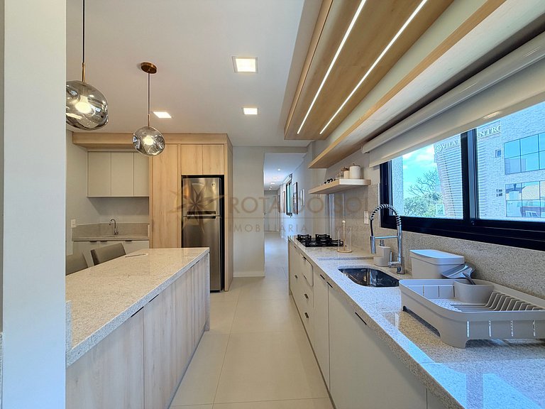 Férias em família lindo apartamento de 3 suítes em Bombinhas