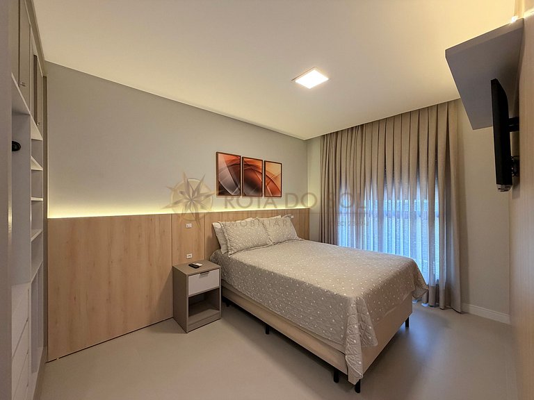 Férias em família lindo apartamento de 3 suítes em Bombinhas