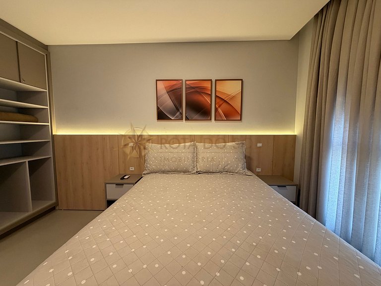 Férias em família lindo apartamento de 3 suítes em Bombinhas