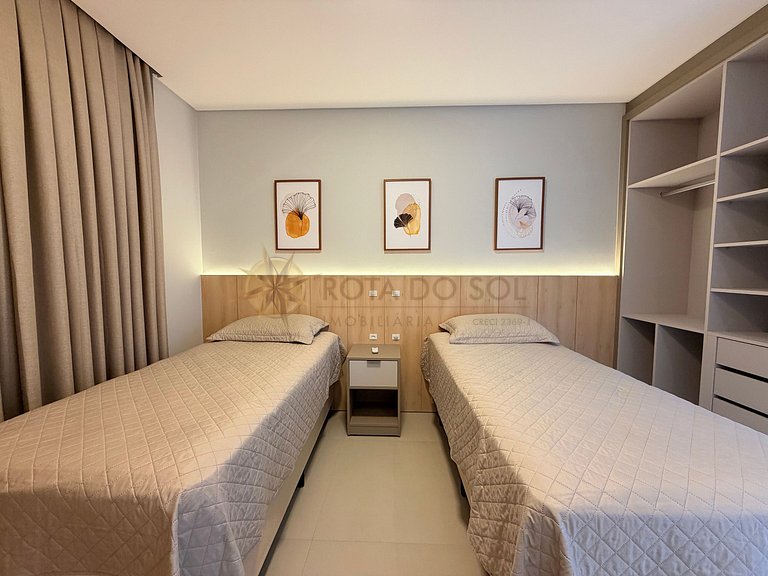 Férias em família lindo apartamento de 3 suítes em Bombinhas