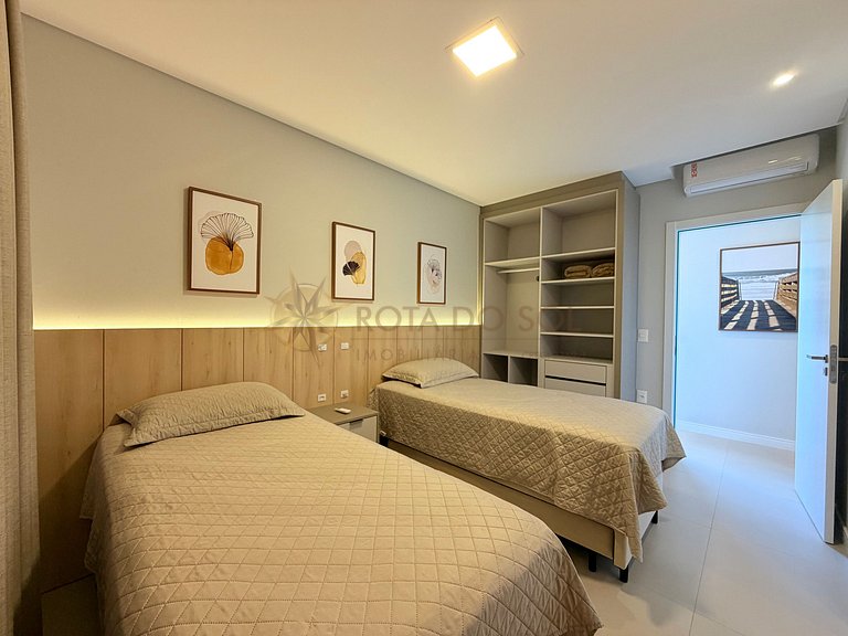 Férias em família lindo apartamento de 3 suítes em Bombinhas