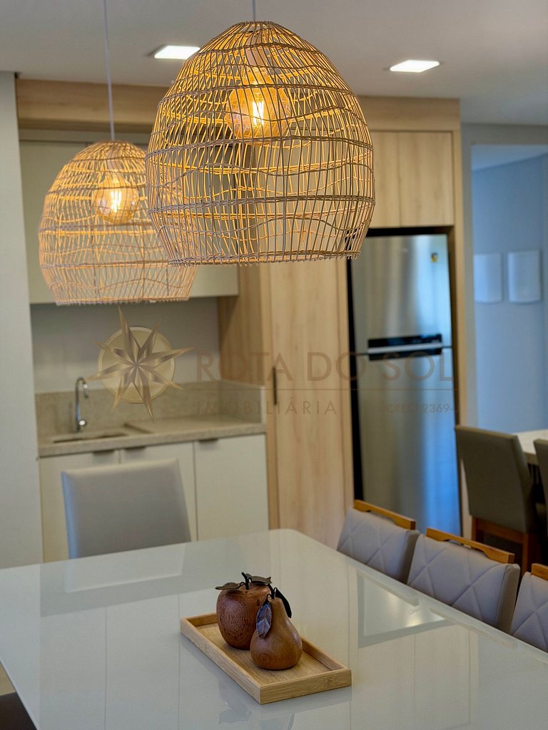Férias em família lindo apartamento de 3 suítes em Bombinhas