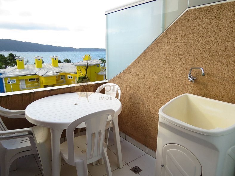 Apartamento para alugar em Bombinhas com vista mar