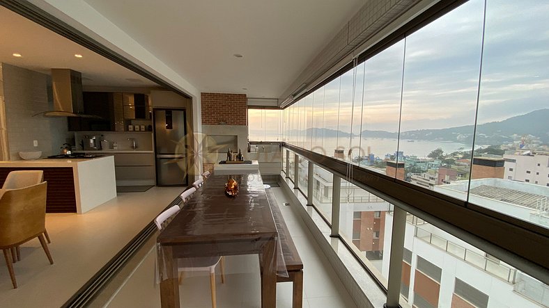 Apartamento para alugar em Bombinhas vista mar Puntablú