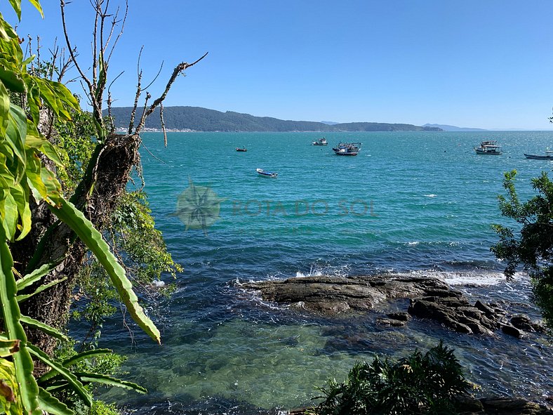 Triplex para 10 pessoas frente ao mar em Bombinhas, Lagoinha